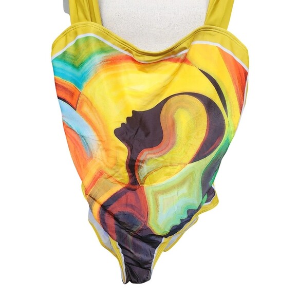 Boho Swimsuit Size XL One Piece - Picture 1 of 4